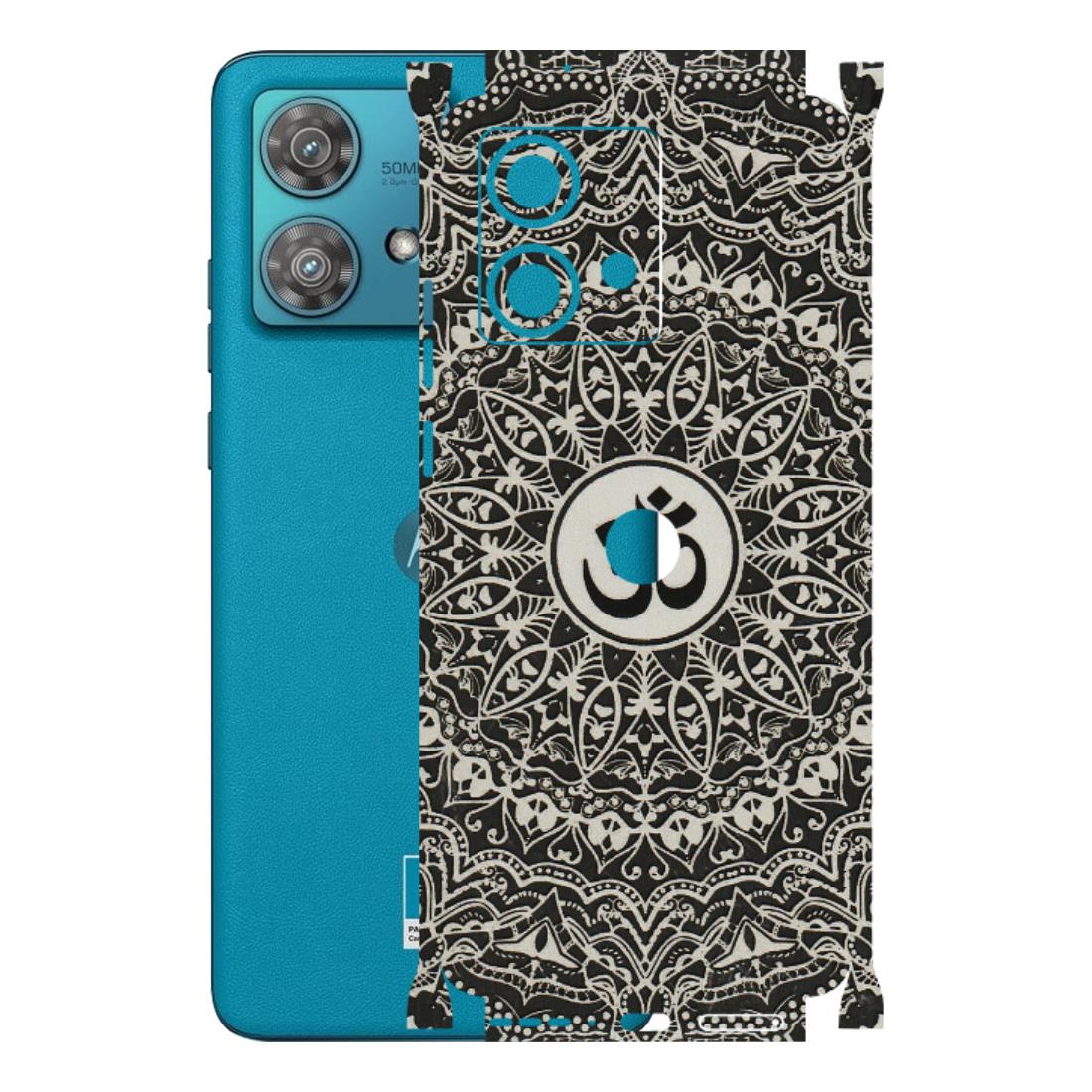 Motorola Phone Skins (All Models) - Aum Elegant Mandala - 3D Embossed Finish (L-62) Moto Edge 40 Neo (5G)
