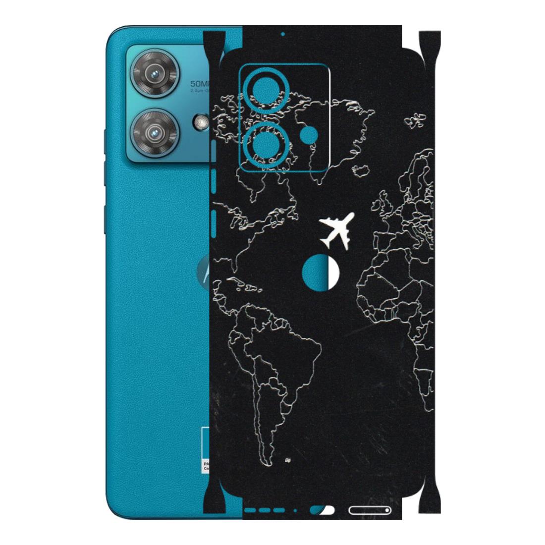 Motorola Phone Skins (All Models) - Never Ending Travel - 3D Embossed Finish (L-79) Moto Edge 40 Neo (5G)