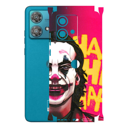 Motorola Phone Skins (All Models) - Joker Evil Laugh - 3D Embossed Finish (L-97) Moto Edge 40 Neo (5G)