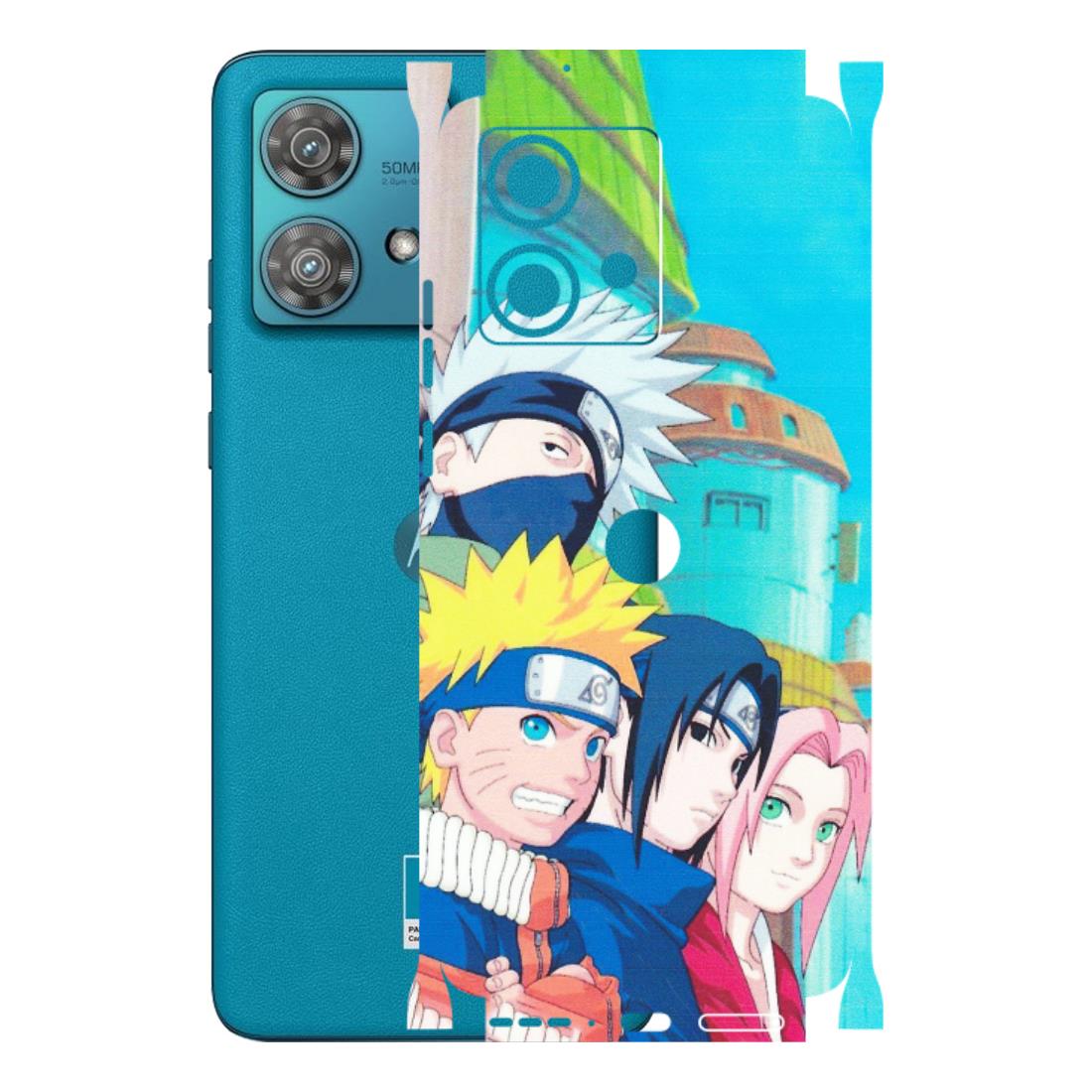 Motorola Phone Skins (All Models) - Team Minato And Kakashi - Matte Finish (M-101) Moto Edge 40 Neo (5G)