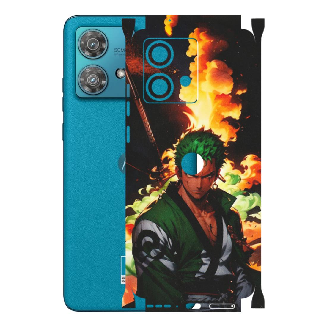Motorola Phone Skins (All Models) - Roronoa Zoro - Matte Finish (M-102) Moto Edge 40 Neo (5G)