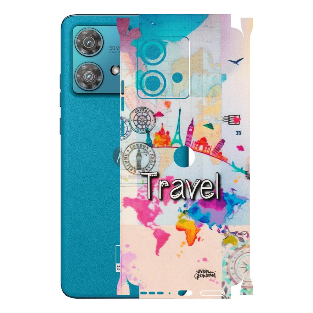 Motorola Phone Skins (All Models) - Travel The Wonders - Matte Finish (M-108) Moto Edge 40 Neo (5G)
