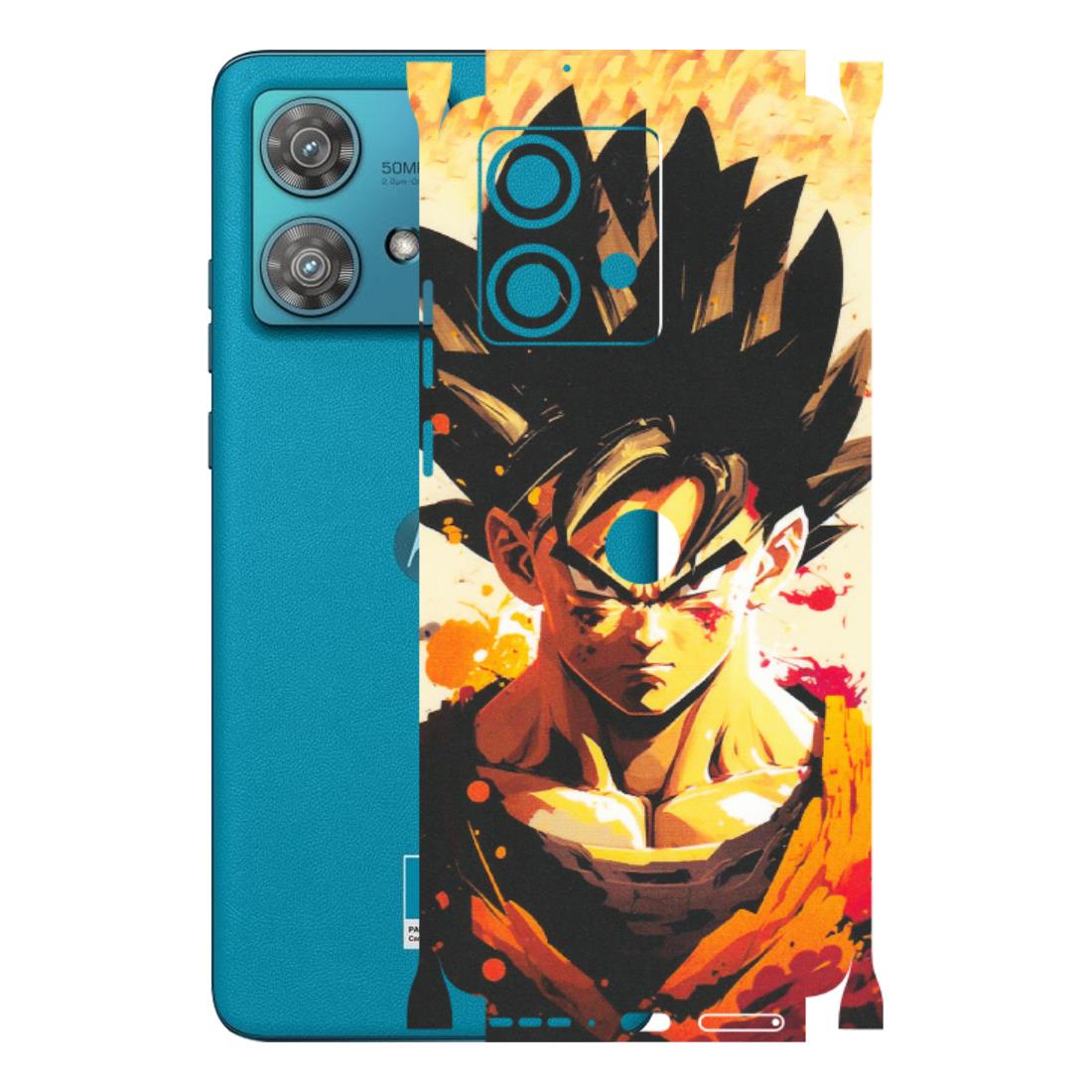 Motorola Phone Skins (All Models) - Angry Goku - Matte Finish (M-12) Moto Edge 40 Neo (5G)