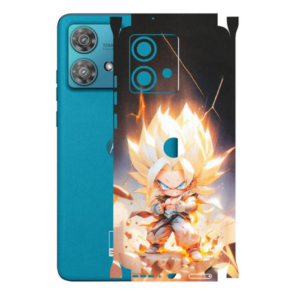 Motorola Phone Skins (All Models) - Goku Dragon Cute Anime - Matte Finish (M-131) Moto Edge 40 Neo (5G)