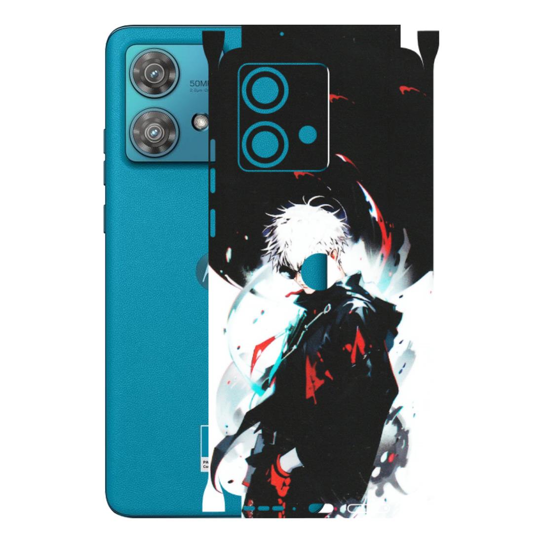 Motorola Phone Skins (All Models) - Gojo Powerful Charater Kaisen Anime - Matte Finish (M-144) Moto Edge 40 Neo (5G)
