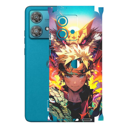 Motorola Phone Skins (All Models) - Angry Naruto Anime - Matte Finish (M-148) Moto Edge 40 Neo (5G)