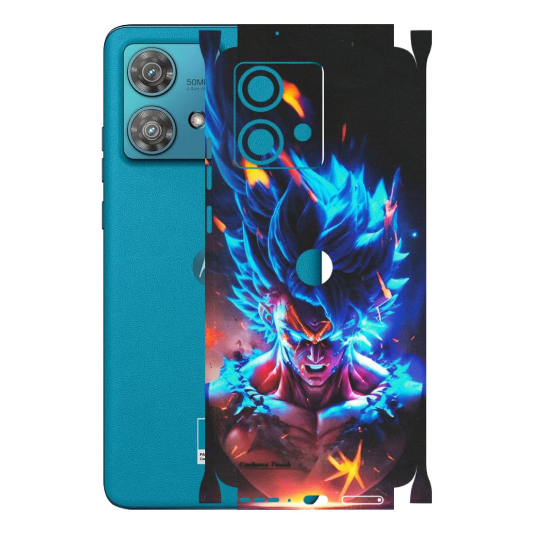 Motorola Phone Skins (All Models) - Angry Goku Dragon Ball Anime - Matte Finish (M-150) Moto Edge 40 Neo (5G)