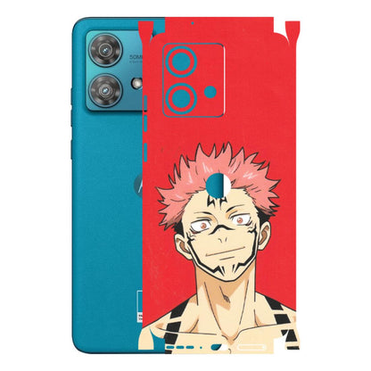 Motorola Phone Skins (All Models) - Ryomen Sukuna Fun Anime - Matte Finish (M-153) Moto Edge 40 Neo (5G)