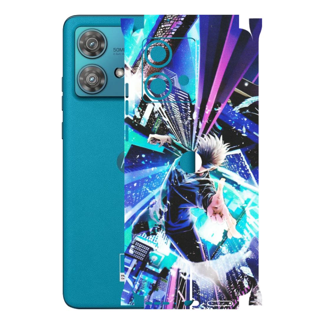 Motorola Phone Skins (All Models) - Manga Action Jujustu Kaisen Anime - Matte Finish (M-155) Moto Edge 40 Neo (5G)