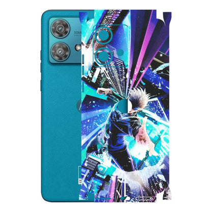 Motorola Phone Skins (All Models) - Manga Action Jujustu Kaisen Anime - Matte Finish (M-155) Moto Edge 40 Neo (5G)