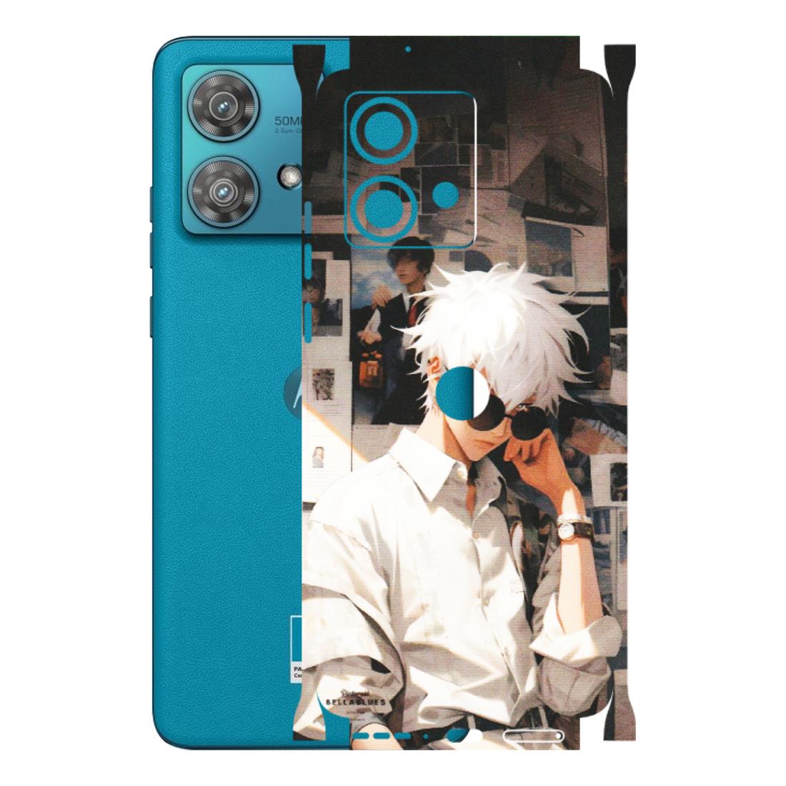 Motorola Phone Skins (All Models) - Gojo Satoru Jujustu Kaisen Anime - Matte Finish (M-156) Moto Edge 40 Neo (5G)
