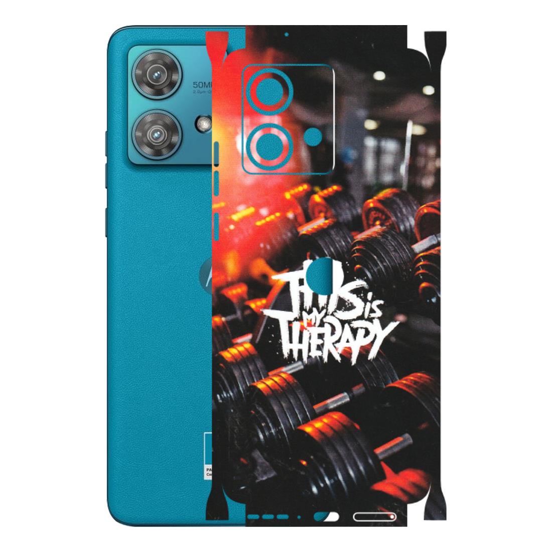 Motorola Phone Skins (All Models) - GYM Lover Therapy - Matte Finish (M-160) Moto Edge 40 Neo (5G)