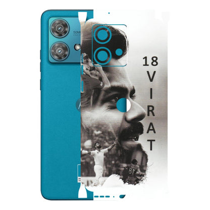 Motorola Phone Skins (All Models) - Virat Kohli Cricketer - Matte Finish (M-163) Moto Edge 40 Neo (5G)