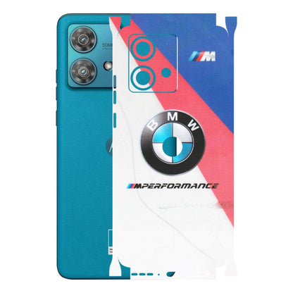 Motorola Phone Skins (All Models) - BMW Logo Performance - Matte Finish (M-27) Moto Edge 40 Neo (5G)