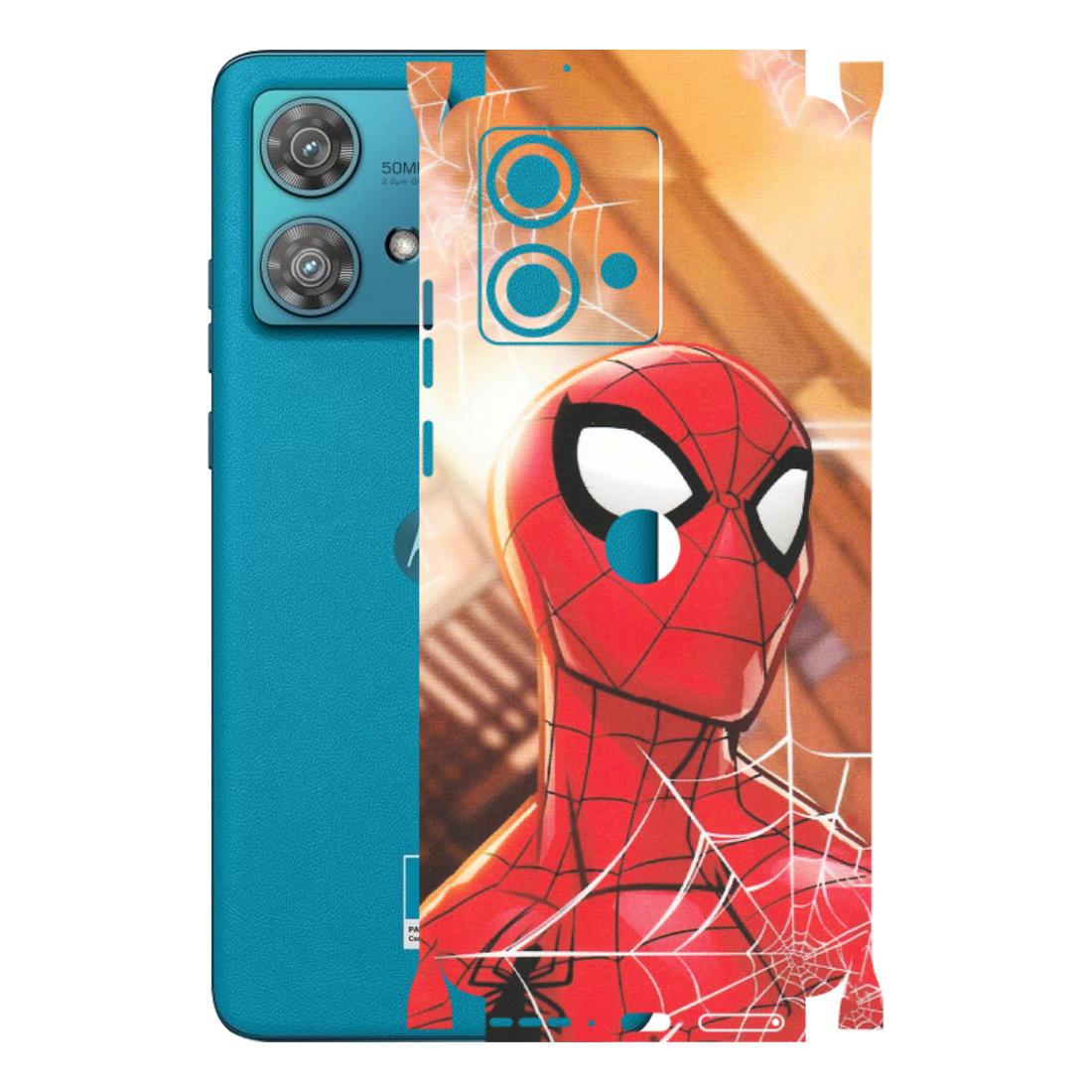 Motorola Phone Skins (All Models) - Spiderman Face New - Matte Finish (M-41) Moto Edge 40 Neo (5G)