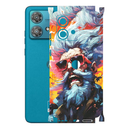 Motorola Phone Skins (All Models) - Daddy Cool Character - Matte Finish (M-43) Moto Edge 40 Neo (5G)