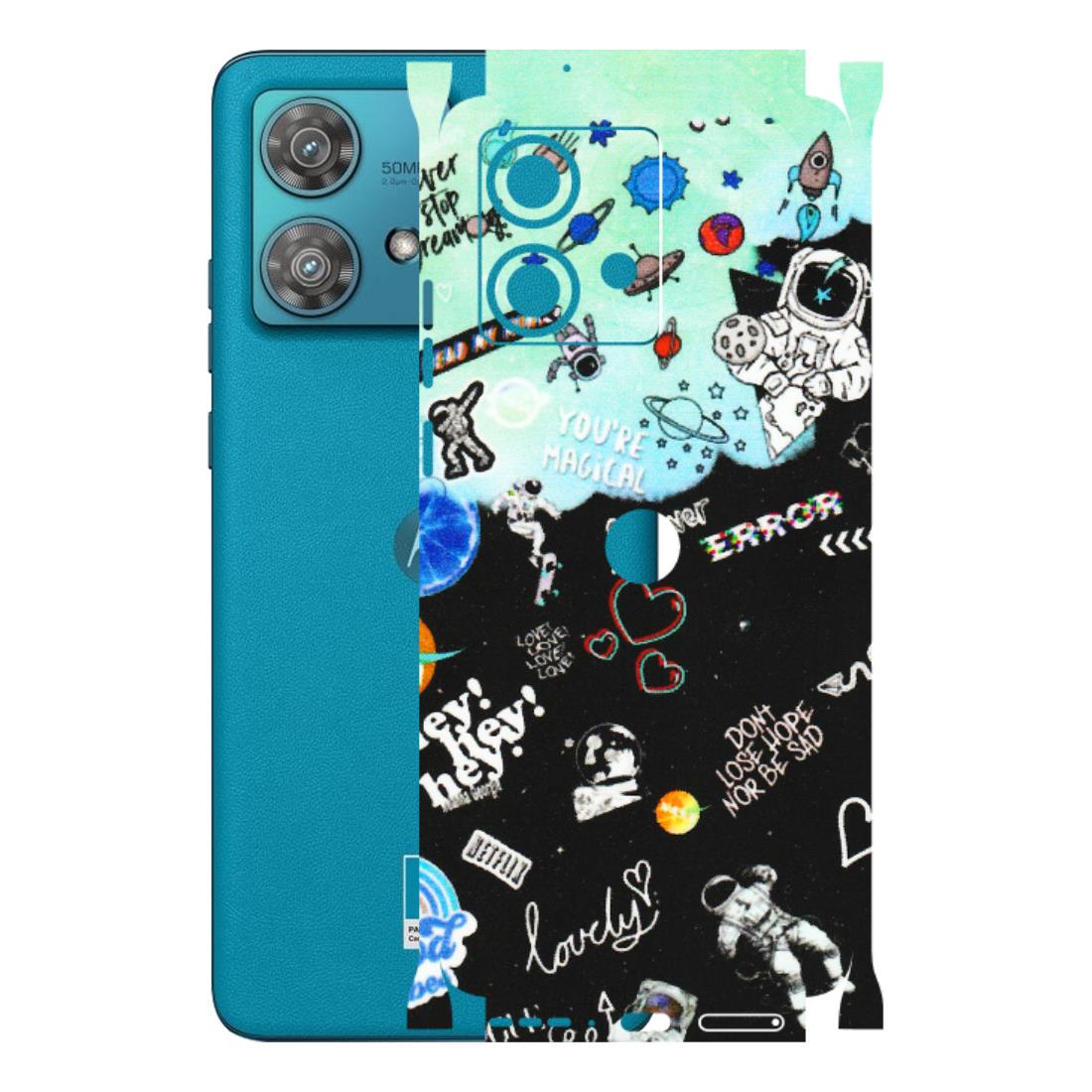 Motorola Phone Skins (All Models) - Living In A Space Dream - Matte Finish (M-46) Moto Edge 40 Neo (5G)