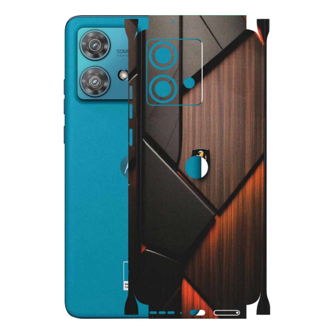 Motorola Phone Skins (All Models) - Lambo Beauty Wood Pattern Sober - Matte Finish (M-51) Moto Edge 40 Neo (5G)