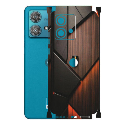 Motorola Phone Skins (All Models) - Lambo Beauty Wood Pattern Sober - Matte Finish (M-51) Moto Edge 40 Neo (5G)