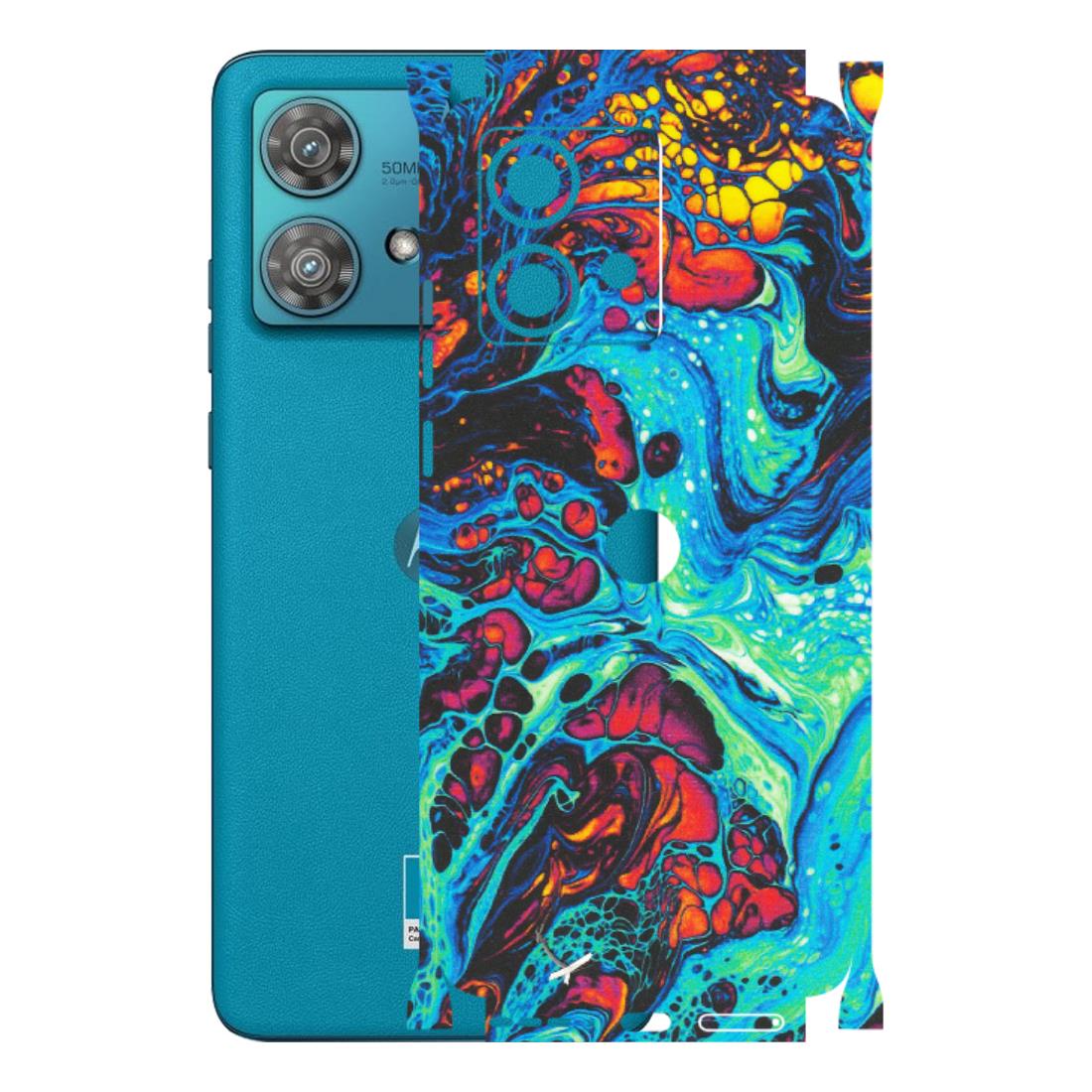 Motorola Phone Skins (All Models) - Majestic Galactic Marbel - Matte Finish (M-85) Moto Edge 40 Neo (5G)