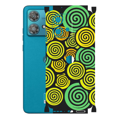 Motorola Phone Skins (All Models) - Crazy Spiral - Matte Finish (M-91) Moto Edge 40 Neo (5G)