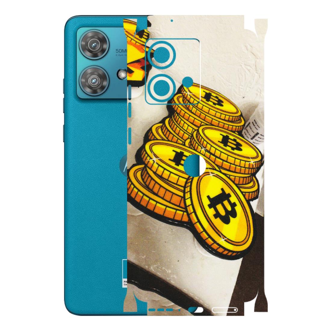 Motorola Phone Skins (All Models) - Billionaire Bitcoin Collection - Matte Finish (M-92) Moto Edge 40 Neo (5G)