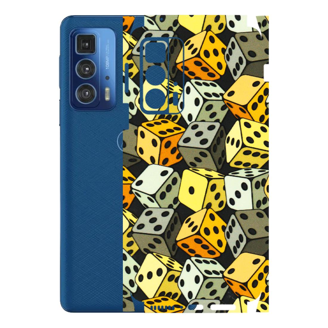 Motorola Phone Skins (All Models) - Dices Of Life - 3D Embossed Finish (L-04) Motorola Edge 20 Pro