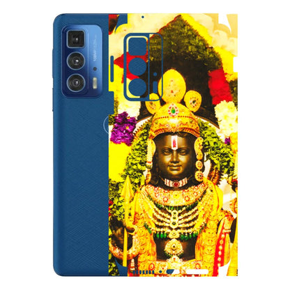 Motorola Phone Skins (All Models) - Ram Lalla Ayodhya - 3D Embossed Finish (L-103) Motorola Edge 20 Pro