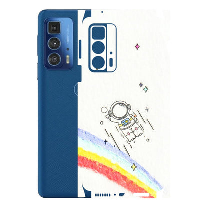 Motorola Phone Skins (All Models) - Milkyway Astronaut - 3D Embossed Finish (L-110) Motorola Edge 20 Pro