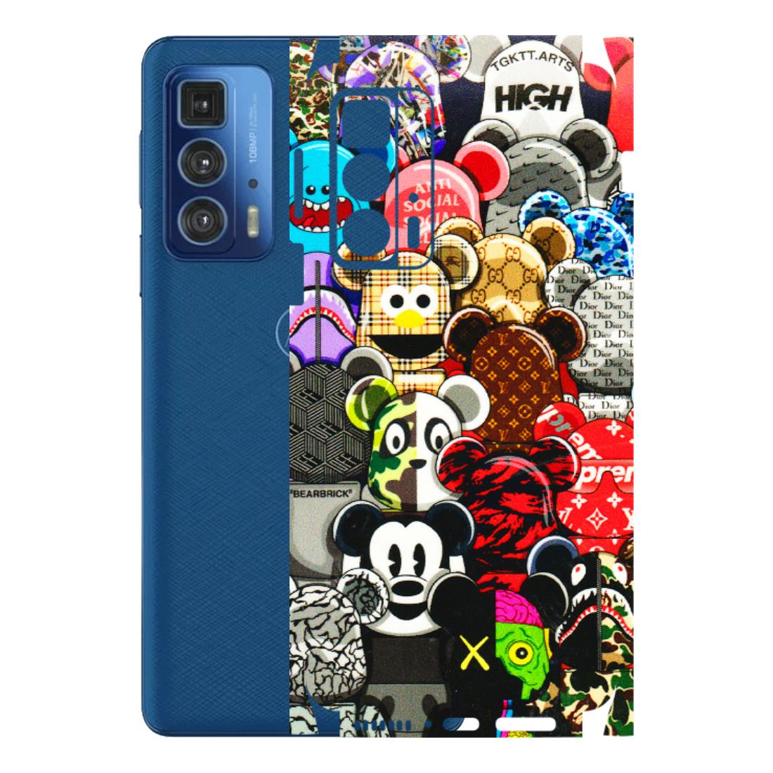 Motorola Phone Skins (All Models) - More Mickey Mouses - 3D Embossed Finish (L-118) Motorola Edge 20 Pro