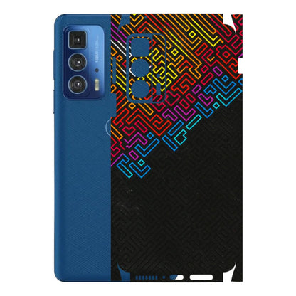 Motorola Phone Skins (All Models) - Dotme Pattern Art - 3D Embossed Finish (L-121) Motorola Edge 20 Pro