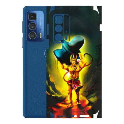 Motorola Phone Skins (All Models) - Hanuman Ji - 3D Embossed Finish (L-128) Motorola Edge 20 Pro