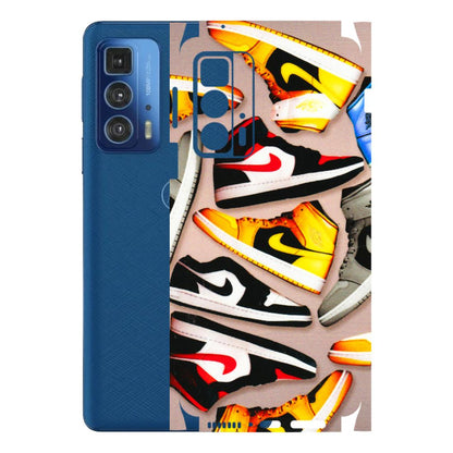 Motorola Phone Skins (All Models) - Sneaker Lover - 3D Embossed Finish (L-135) Motorola Edge 20 Pro