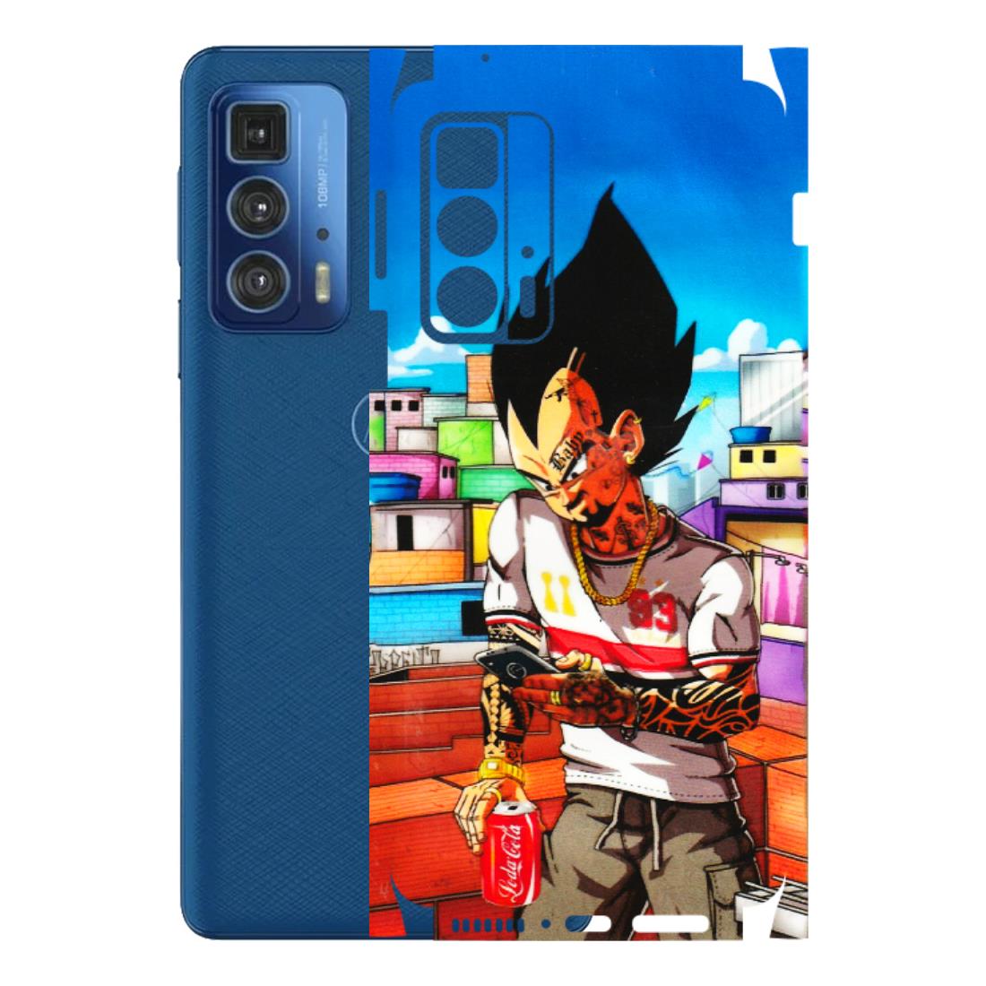 Motorola Phone Skins (All Models) - Vegeta - 3D Embossed Finish (L-136) Motorola Edge 20 Pro