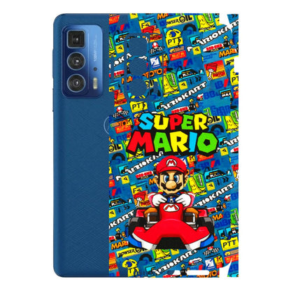Motorola Phone Skins (All Models) - Super Mario Kart - 3D Embossed Finish (L-140) Motorola Edge 20 Pro
