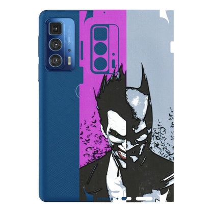 Motorola Phone Skins (All Models) - Batman & Joker - 3D Embossed Finish (L-143) Motorola Edge 20 Pro