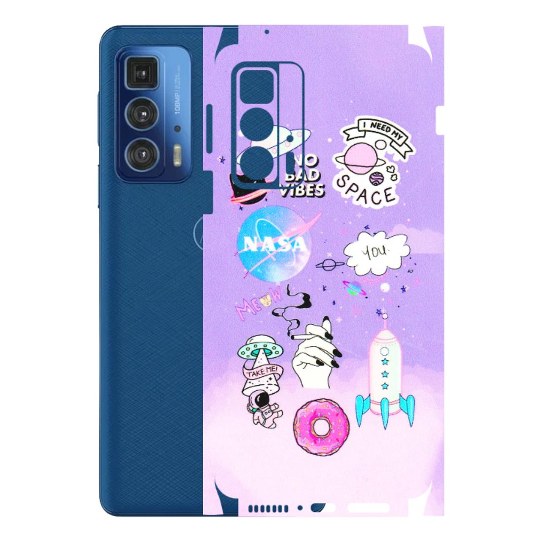 Motorola Phone Skins (All Models) - I Need My Nasa Skin - 3D Embossed Finish (L-149) Motorola Edge 20 Pro