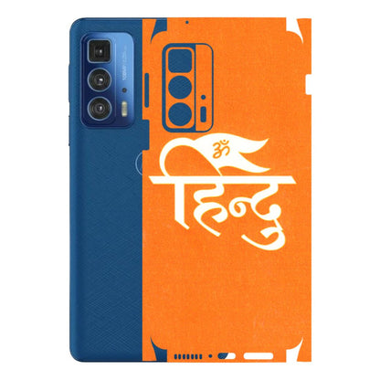 Motorola Phone Skins (All Models) - Hindu Kesari - 3D Embossed Finish (L-154) Motorola Edge 20 Pro