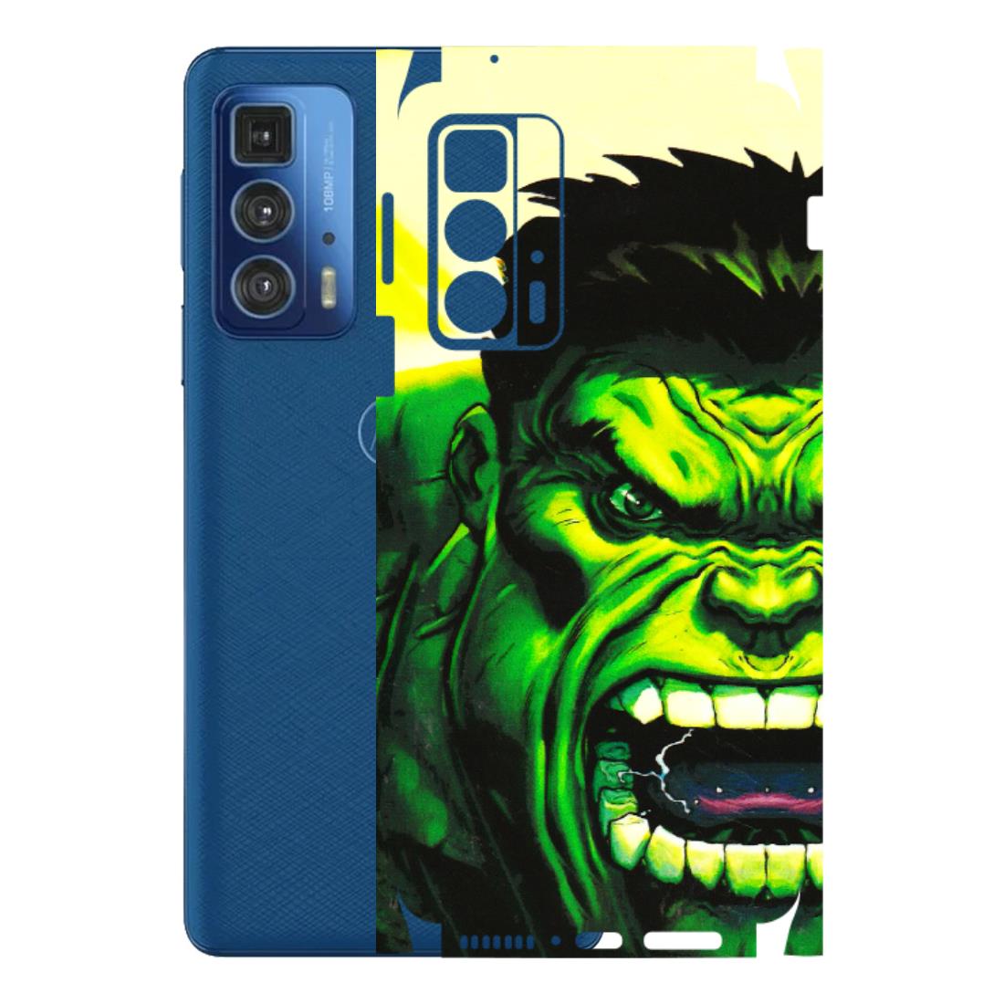 Motorola Phone Skins (All Models) - Hulk - 3D Embossed Finish (L-180) Motorola Edge 20 Pro