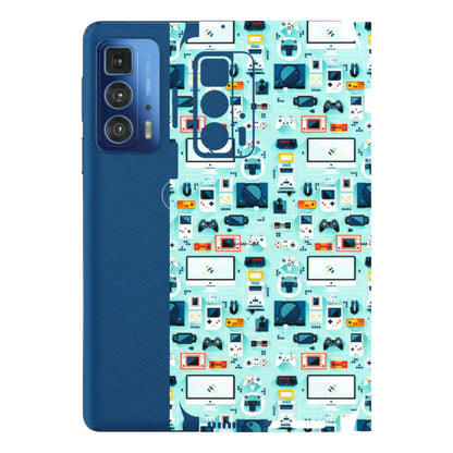 Motorola Phone Skins (All Models) - Gadgets Doodle - 3D Embossed Finish (L-184) Motorola Edge 20 Pro