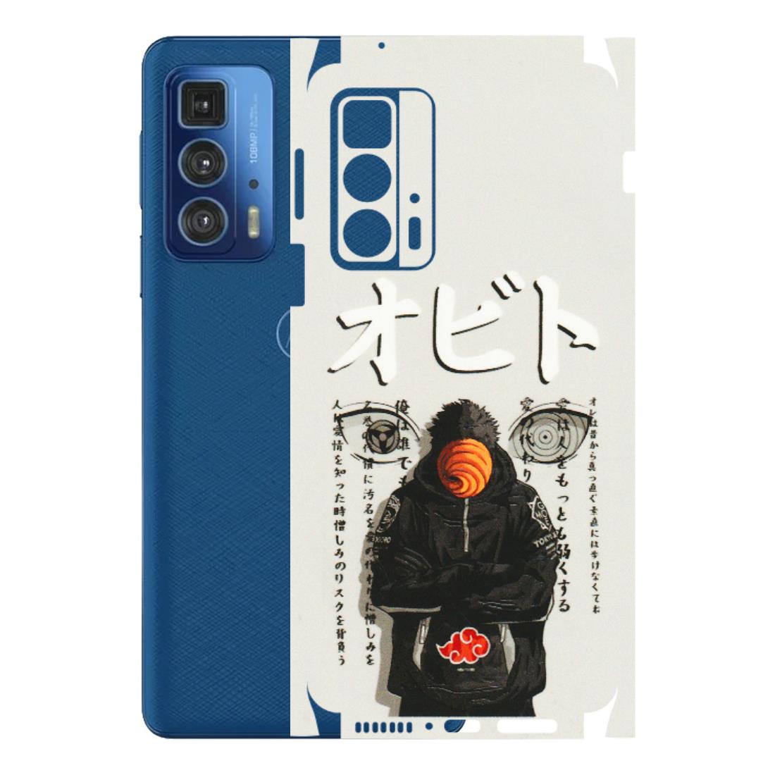 Motorola Phone Skins (All Models) - Obito Anime Eye - 3D Embossed Finish (L-19) Motorola Edge 20 Pro
