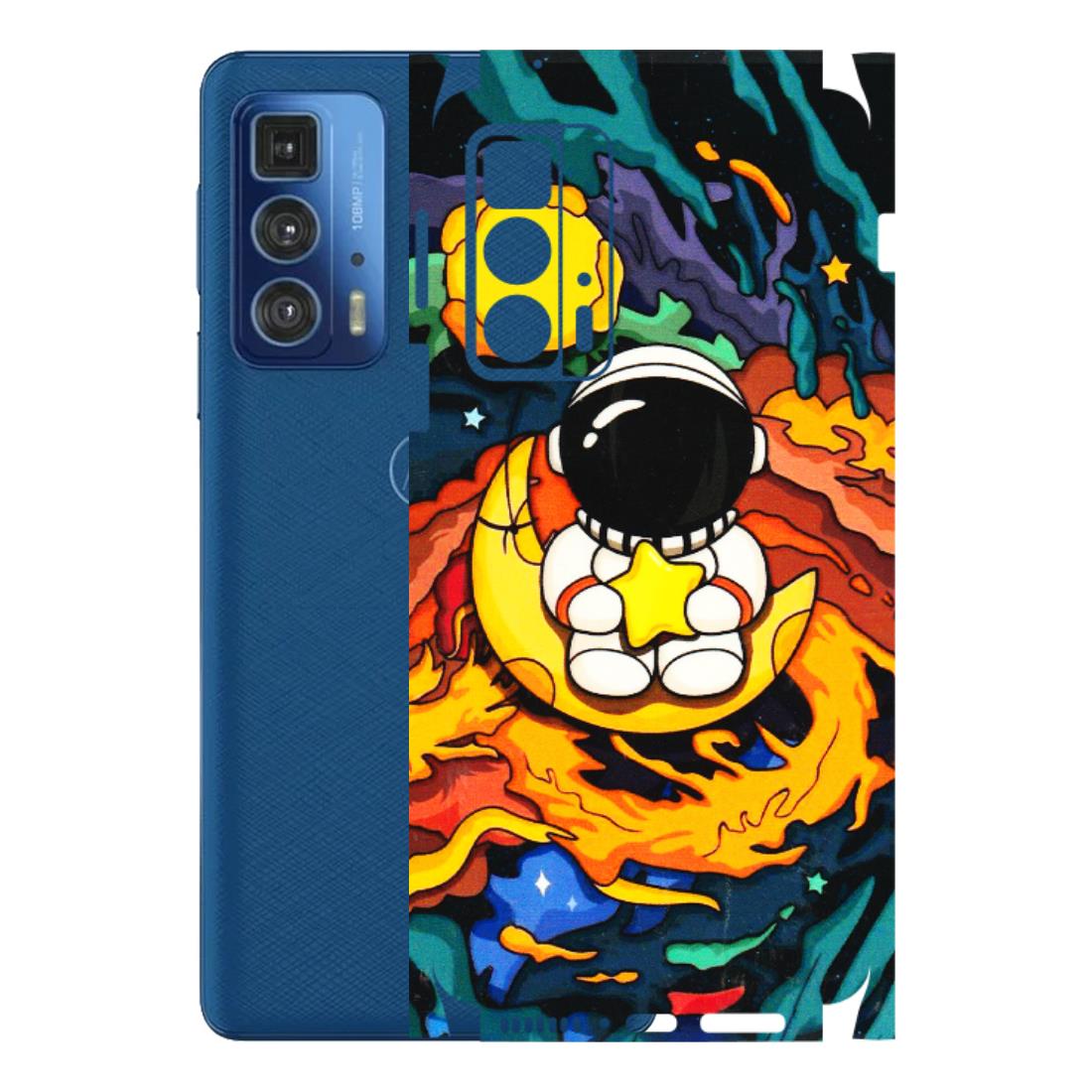 Motorola Phone Skins (All Models) - Baby Astronaut - 3D Embossed Finish (L-197) Motorola Edge 20 Pro