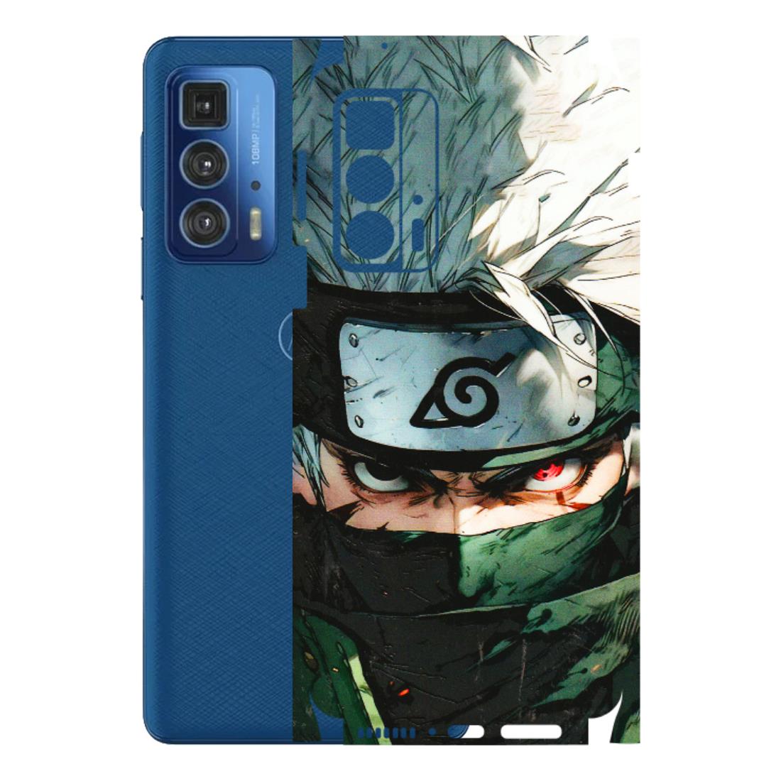 Motorola Phone Skins (All Models) - Kakashi Red Eye Focus - 3D Embossed Finish (L-227) Motorola Edge 20 Pro