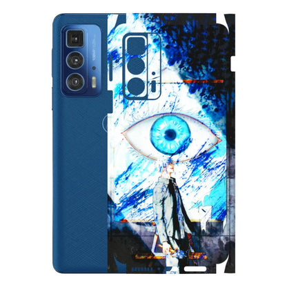 Motorola Phone Skins (All Models) - Gojo Satoru evil eye - 3D Embossed Finish (L-239) Motorola Edge 20 Pro