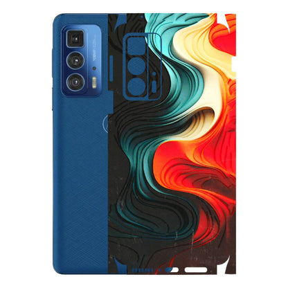 Motorola Phone Skins (All Models) - The Silky Swirl - 3D Embossed Finish (L-240) Motorola Edge 20 Pro