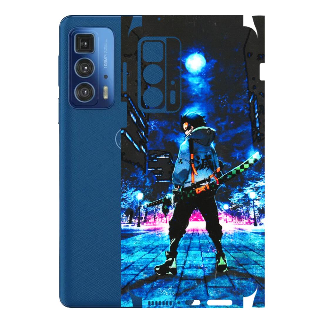 Motorola Phone Skins (All Models) - Demon Slayer Sword - 3D Embossed Finish (L-247) Motorola Edge 20 Pro