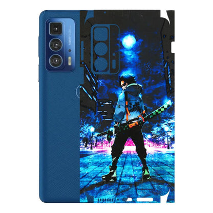 Motorola Phone Skins (All Models) - Demon Slayer Sword - 3D Embossed Finish (L-247) Motorola Edge 20 Pro