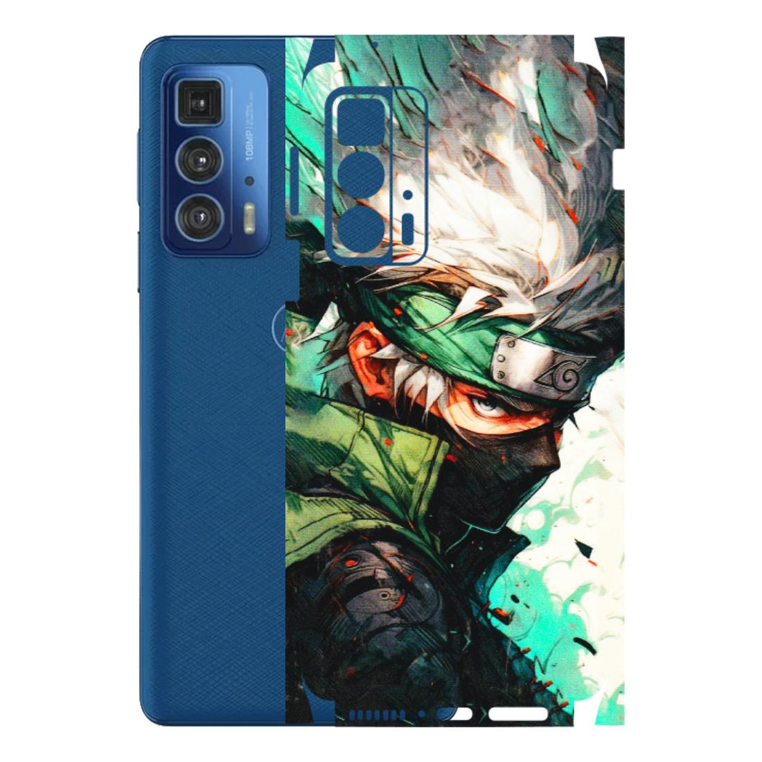 Motorola Phone Skins (All Models) - Kakashi Side Profile - 3D Embossed Finish (L-249) Motorola Edge 20 Pro