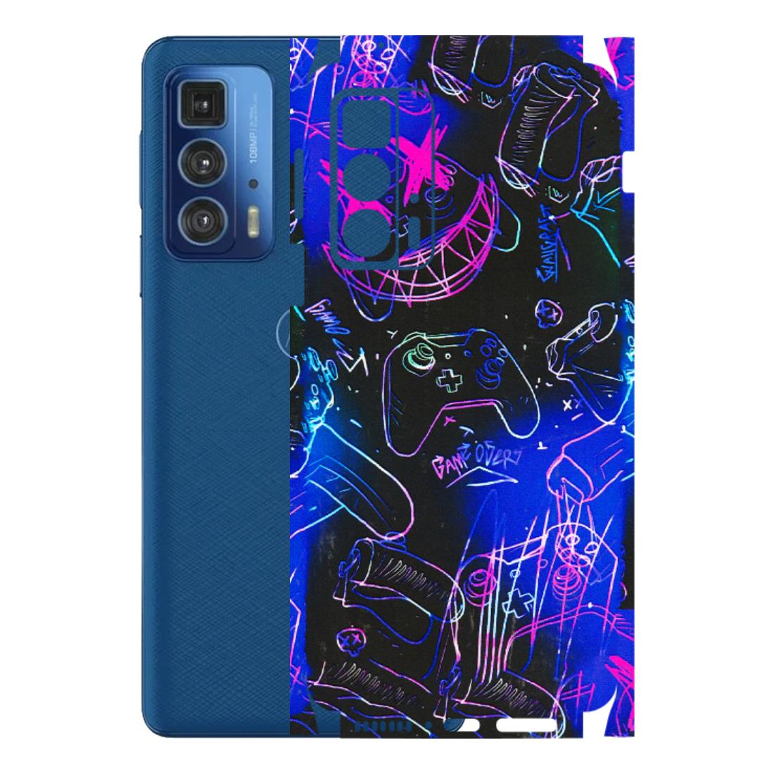 Motorola Phone Skins (All Models) - Gamers Paradise - 3D Embossed Finish (L-258) Motorola Edge 20 Pro