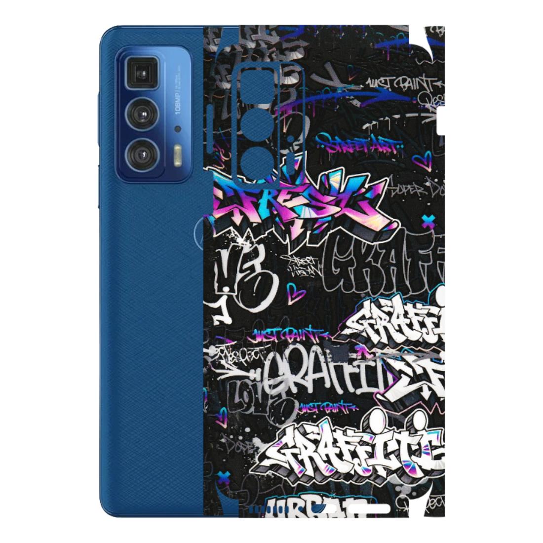 Motorola Phone Skins (All Models) - Graffiti Killer - 3D Embossed Finish (L-274) Motorola Edge 20 Pro